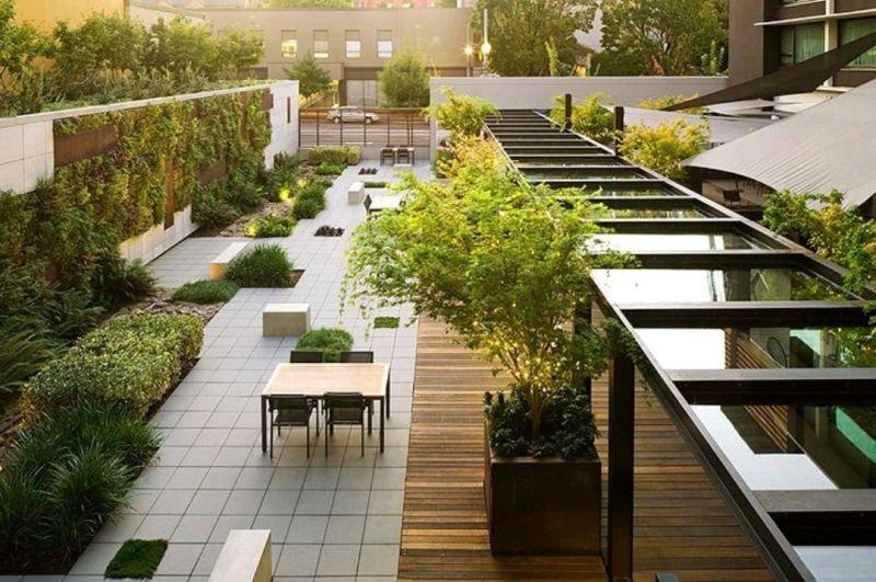 hotels and businesses are choosing Corten Steel planter accents